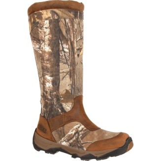 Retraction Waterproof Side-Zip Snake Boot