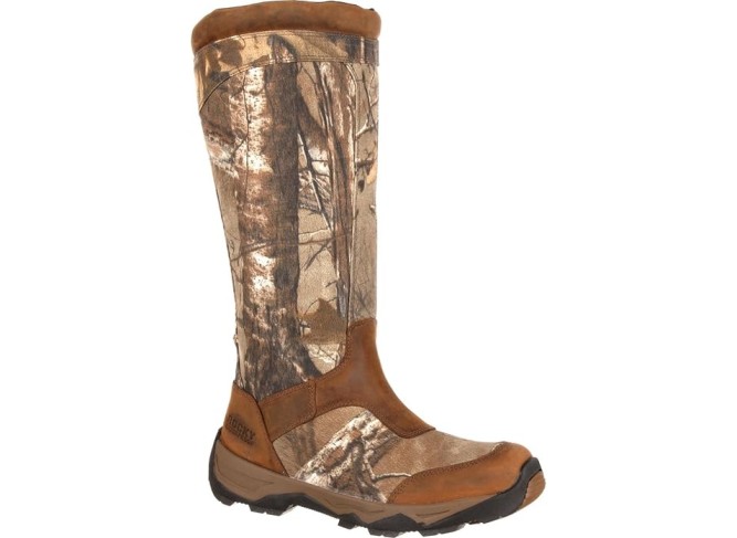 Retraction Waterproof Side-Zip Snake Boot