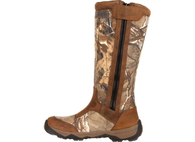 Retraction Waterproof Side-Zip Snake Boot