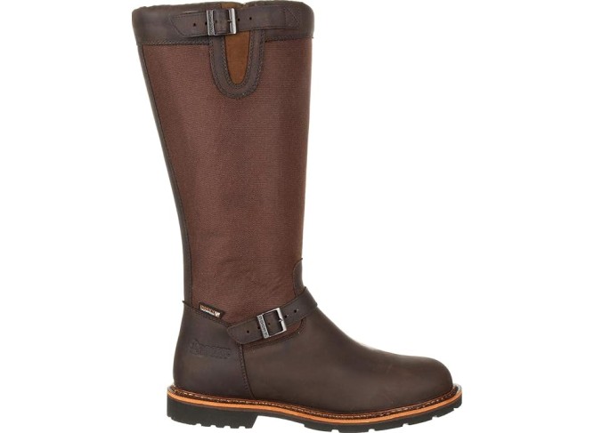 Mens Great Falls Snakebite16 Inch Waterproof Zippered Casual Boots Over the Knee - Brown