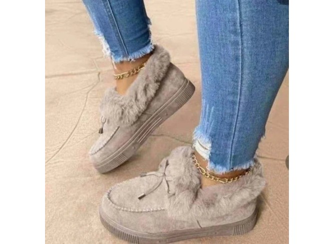 Premium Women's Fleece Loafers