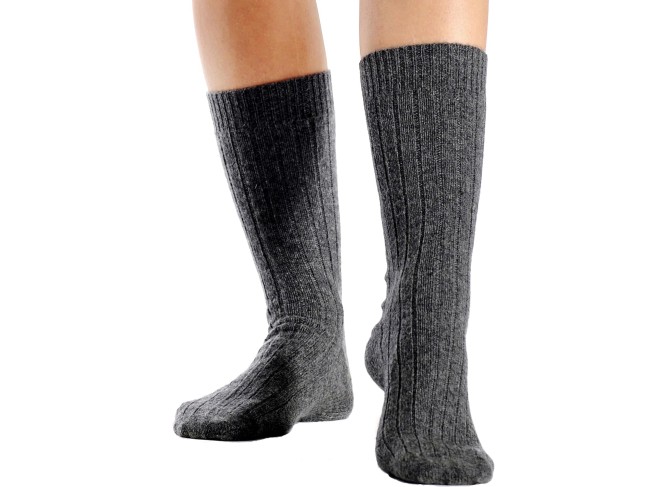 100% Pure Cashmere Unisex Socks (3 Colors, 2 Sizes)
