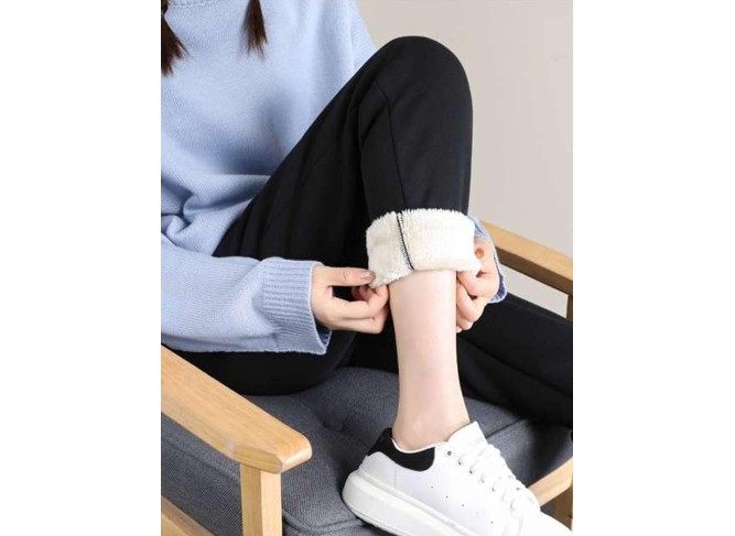 Women's Warm Sherpa Lined Athletic Sweatpants Jogger Fleece Pants