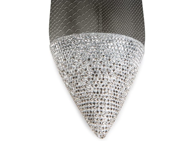 Women Bling Pointed Toe High Heels Ankle Boots Stiletto Studded